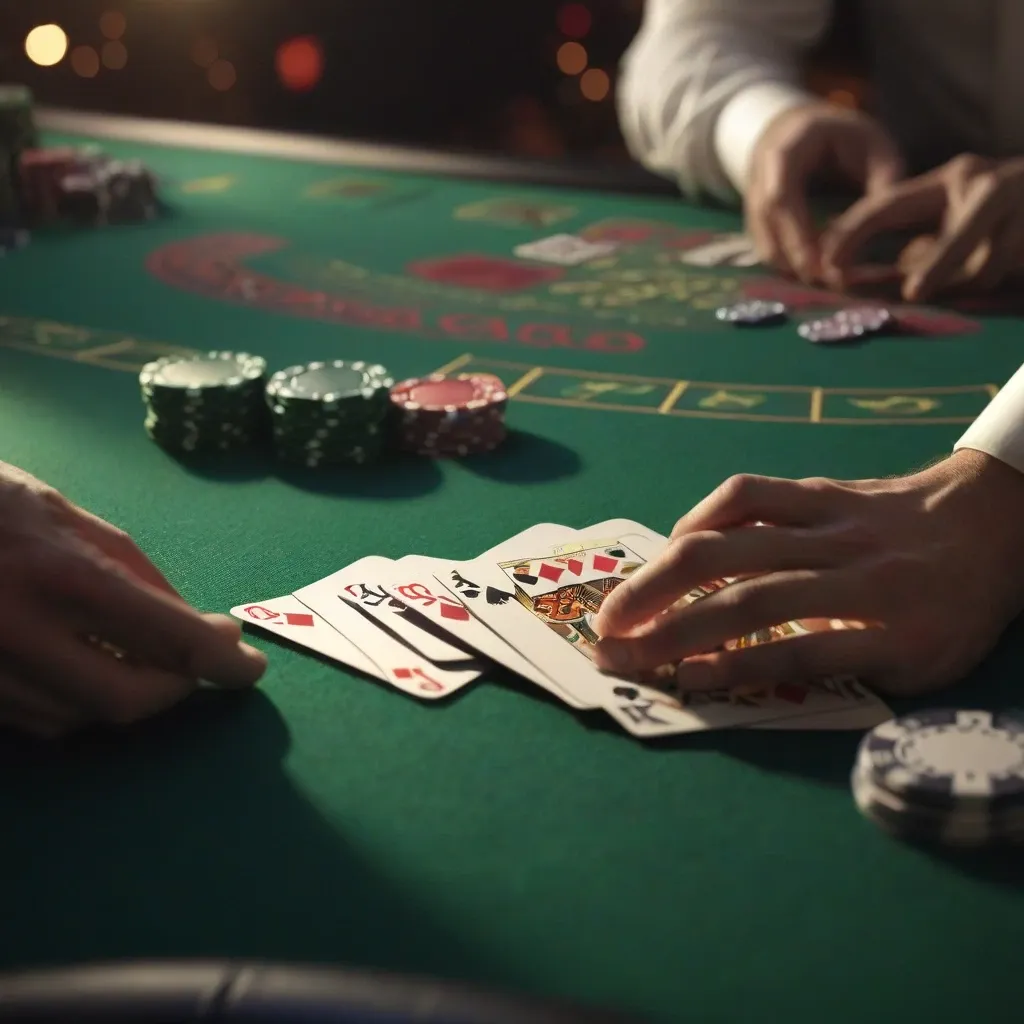 Live Dealer Blackjack Table