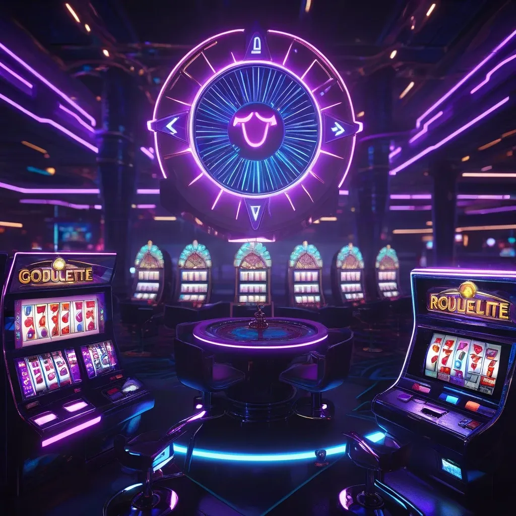 Neon Casino Interface